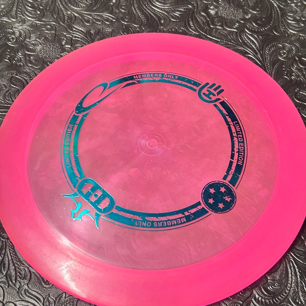 New Latitude 64 Pink w Blue Stamp Havoc Disc Golf Disc